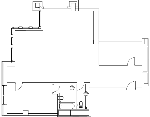 Апартаменты 121.4 м²