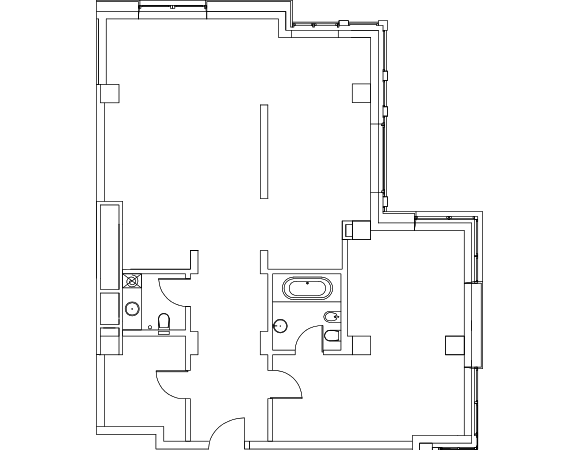 Апартаменты 124.2 м²