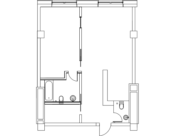 Апартаменты 75.2 м²